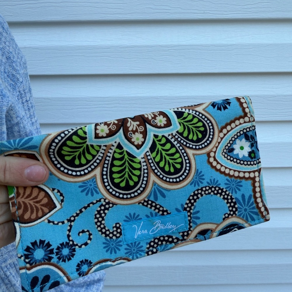 Vera Bradley Blue Floral Wallet